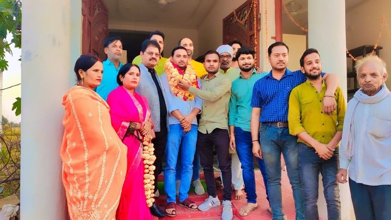 दीपक यादव को पुनः ब्लॉक अध्यक्ष पद पर मनोनीत किया