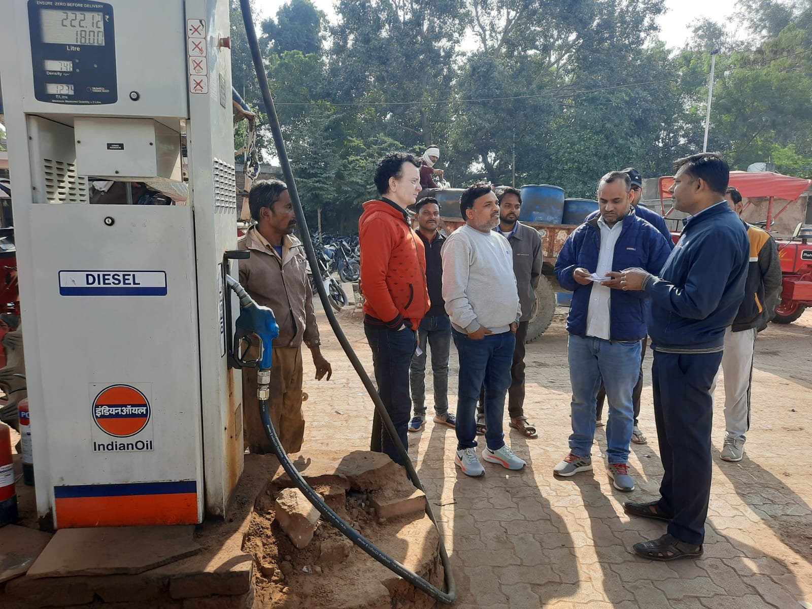 वर्कशॉप प्रभारी श्री शैलेन्द्र सक्सेना ने डिपो पहुँच कर औचक निरिक्षण किया