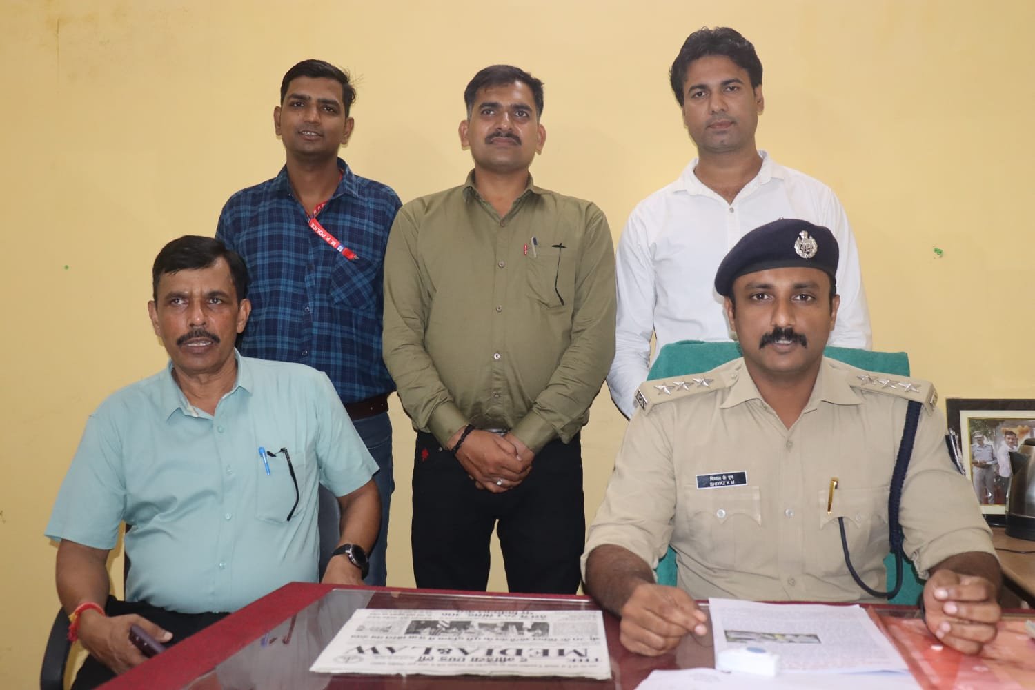 क्राइम ब्रांच व थाना मोहना की संयुक्त कार्यवाही